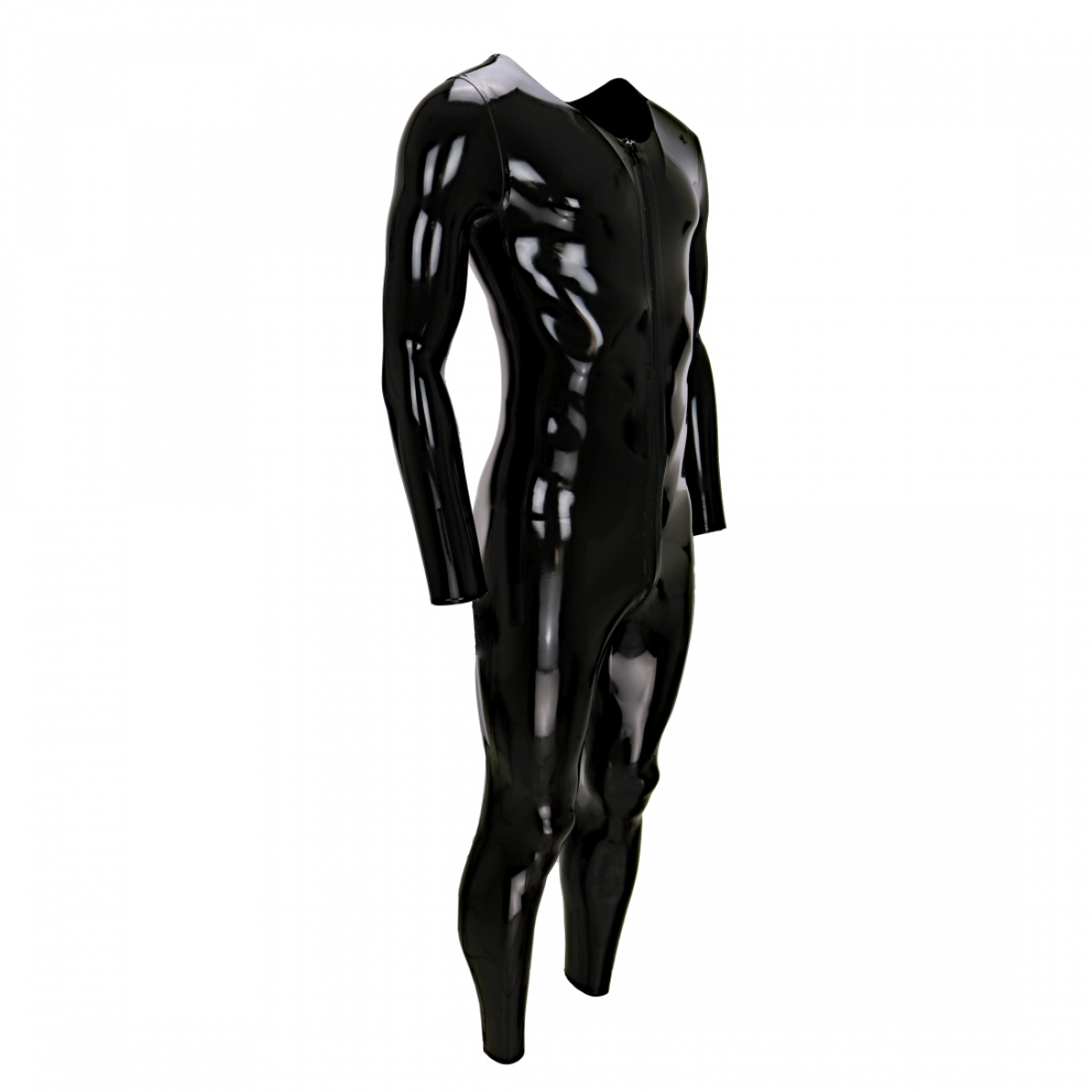 Latex Catsuit Basic Herren schwarz Latex Catsuit Basic Herren schwarz